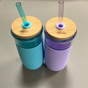 2 pc set Ello glasses tumblers 18 oz